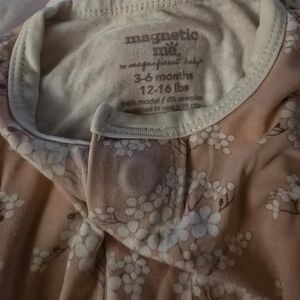 Magnetic Me 3-6 mo Girls PJ/Footie